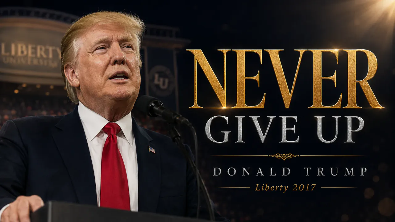 Never, Ever Give Up by Donald Trump