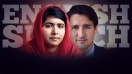 Malala Yousafzai and Justin Trudeau