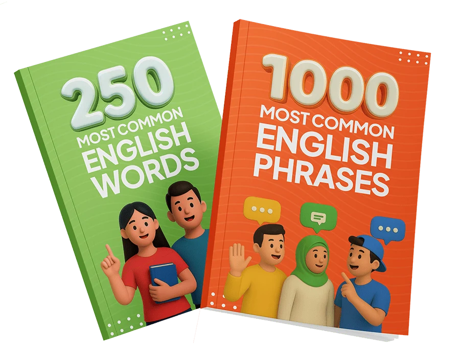 Two free eBooks: 250 Most Common English Words and 1000 Most Common English Phrases