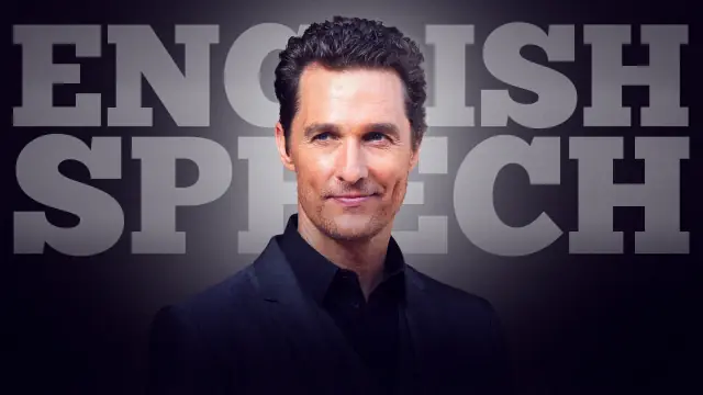 White House Speech by Matthew McConaughey